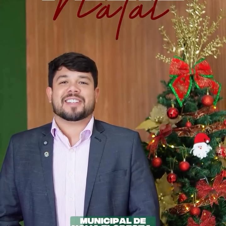 Câmara de Nova Floresta deseja Natal de paz, união e esperança a munícipes