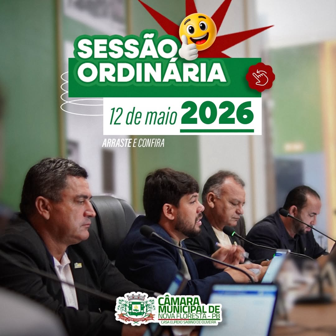 Câmara de Nova Floresta: Melhorias viárias e cidadania em pauta na sessão