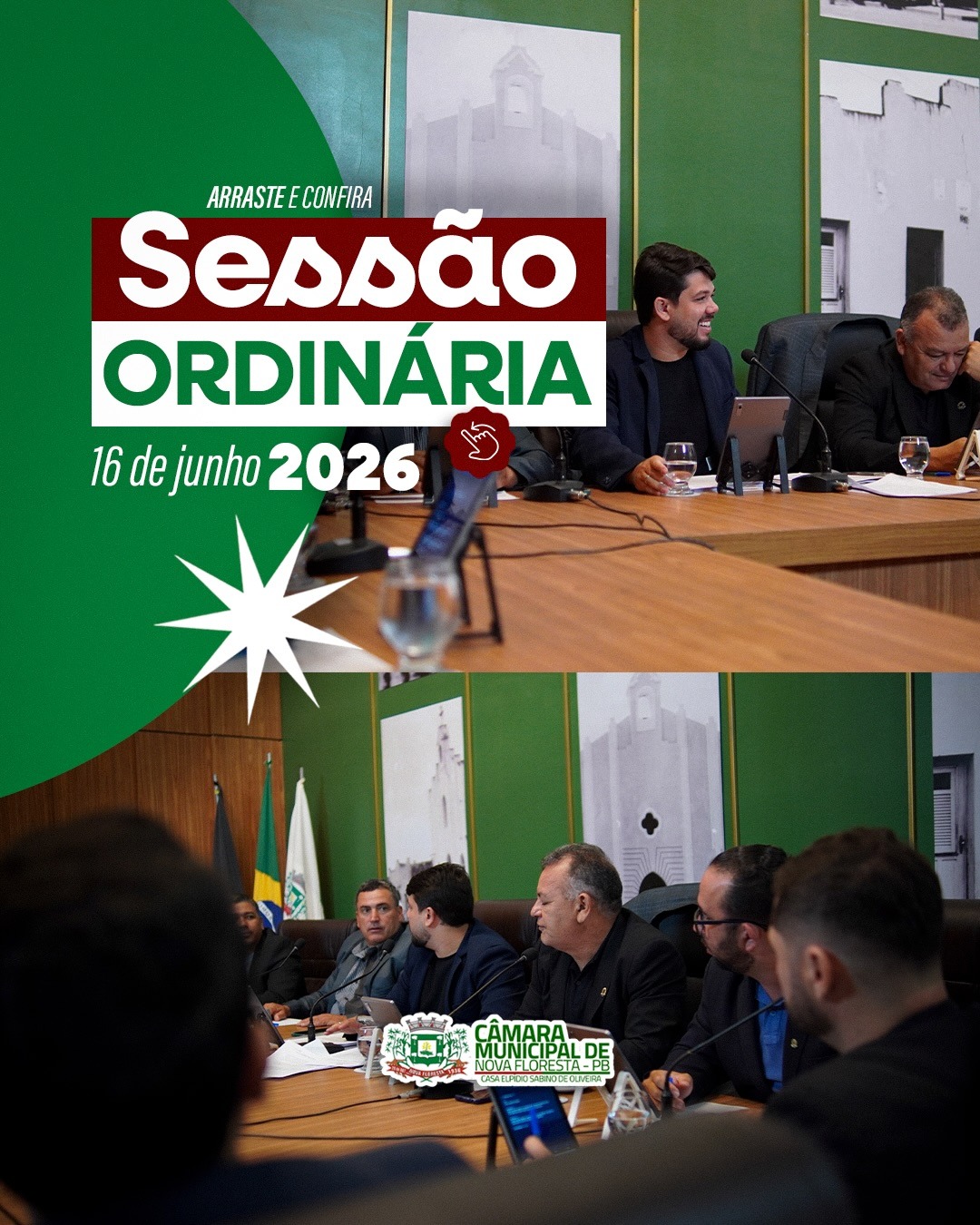 Câmara de Nova Floresta vota homenagens e LDO em Sessão Ordinária